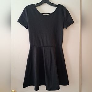 Little Black Dress with Criss-cross Back